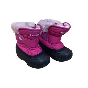 Pink Kamik snow boots